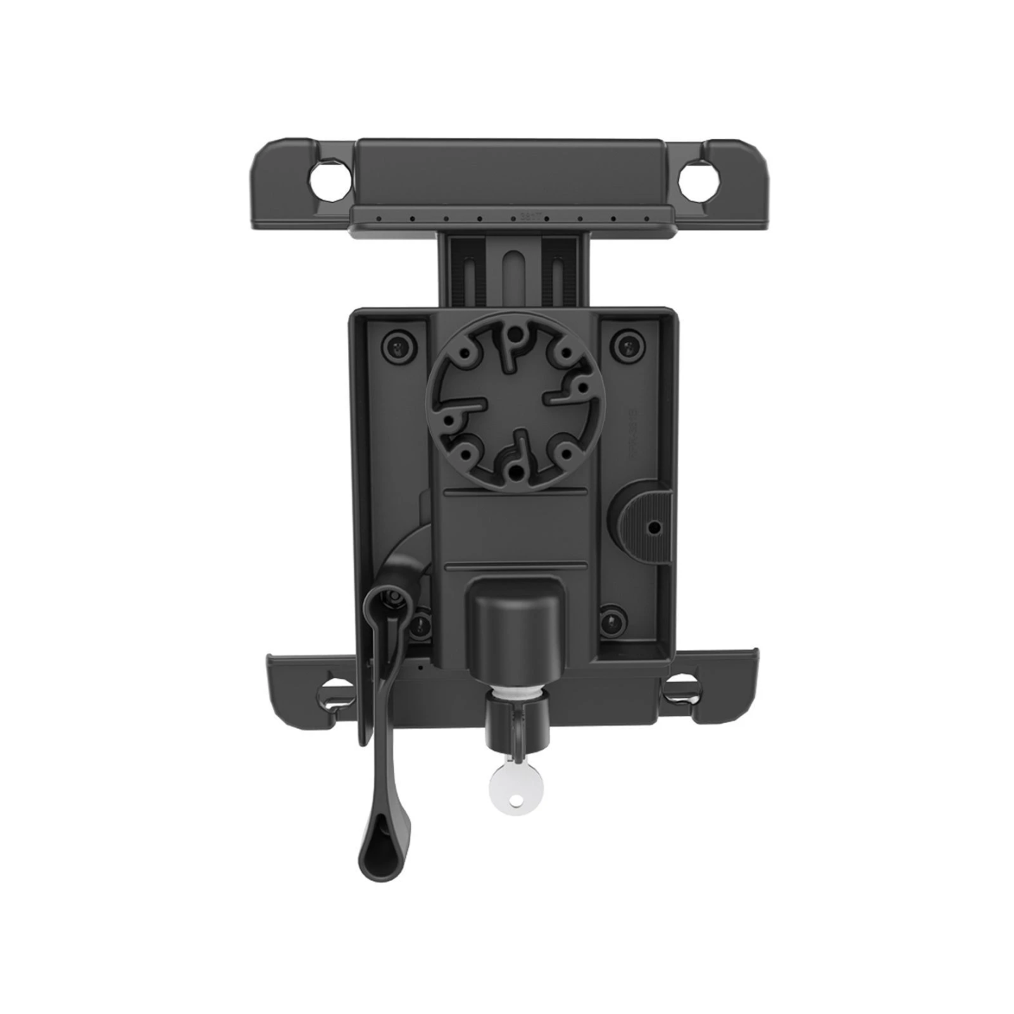Tab-Lock (abschließbar) Universal Halteschale für bis zu 11 Zoll Tablets (inkl. Apple iPad 1-4) - AMPS-Aufnahme