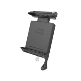 Tab-Lock (abschließbar) Universal Halteschale für 7-8 Zoll Tablets (in Schutzhüllen) - AMPS-Aufnahme, Schrauben-Set