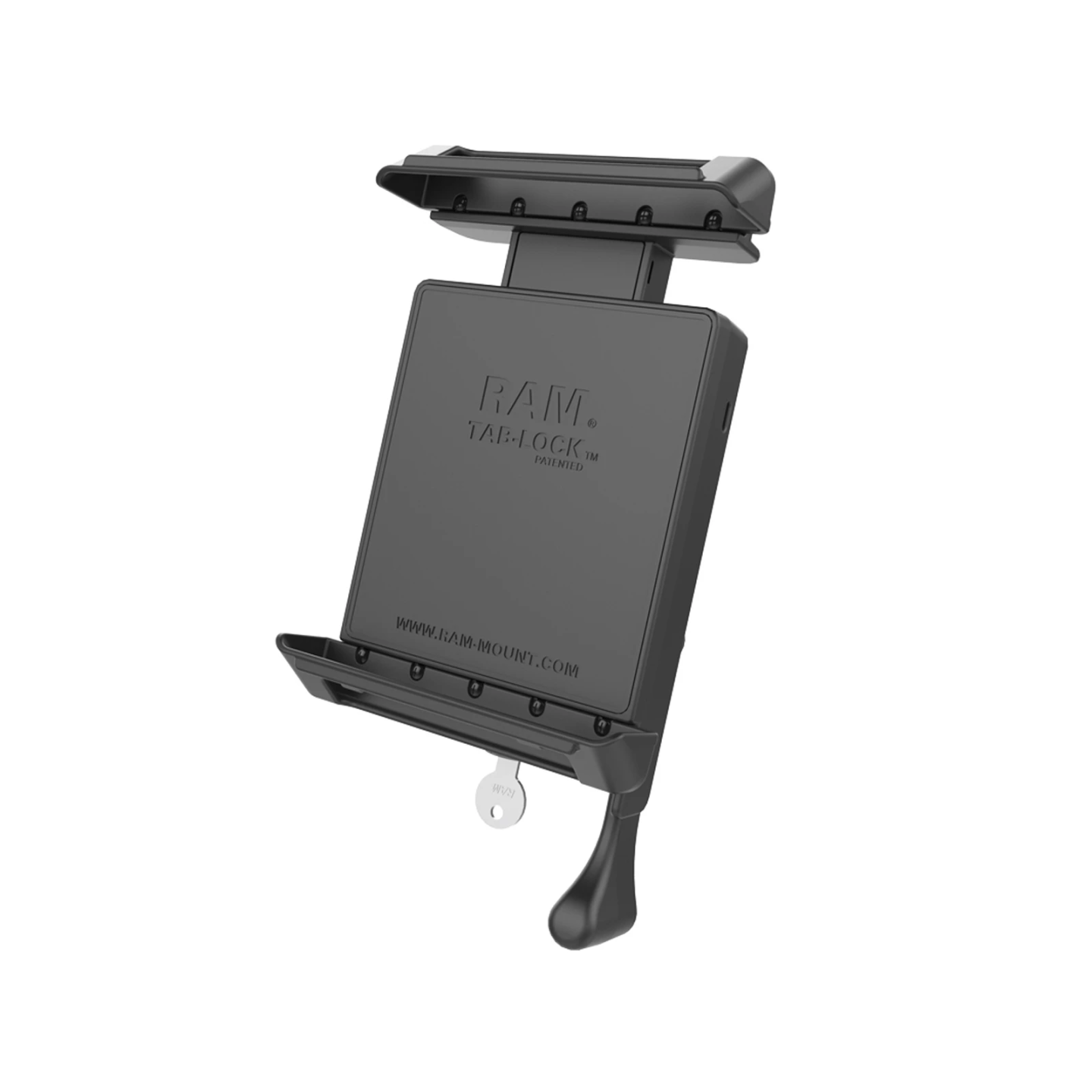 Tab-Lock (abschließbar) Universal Halteschale für 7-8 Zoll Tablets (in Schutzhüllen) - AMPS-Aufnahme, Schrauben-Set