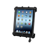 Tab-Lock (lockable) universal cradle for up to 10" inch tablets incl. Apple iPad Pro 9.7 (with/without protective covers)