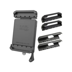 Tab-Lock (lockable) universal cradle for 7-8 inch tablets - (various end caps - set of 3), AMPS mount