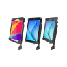 Tab-Lock (lockable) universal cradle for 7-8 inch tablets - (various end caps - set of 3), AMPS mount