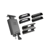 Tab-Lock (lockable) universal cradle for 7-8 inch tablets - (various end caps - set of 3), AMPS mount