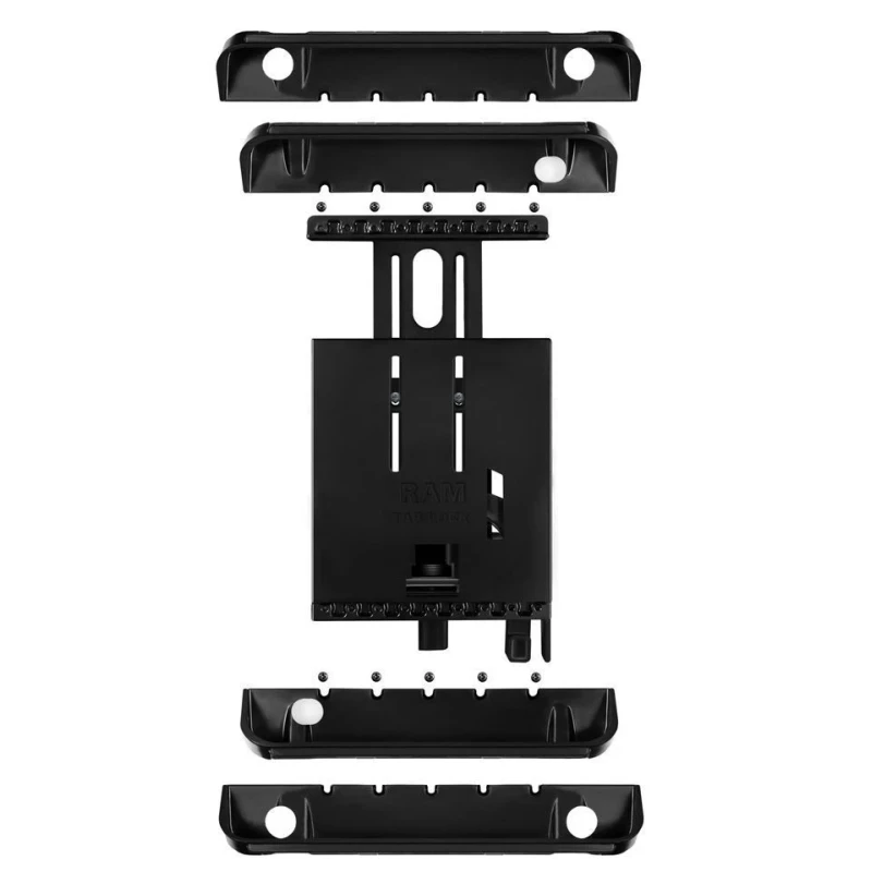 Tab-Lock (abschließbar) Universal Halteschale für bis zu 10 Zoll Tablets - AMPS-Aufnahme, Schrauben-Set