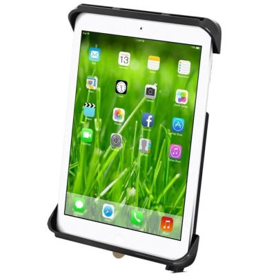 Tab-Lock (abschließbar) Universal Halteschale für bis zu 10 Zoll Tablets - AMPS-Aufnahme, Schrauben-Set