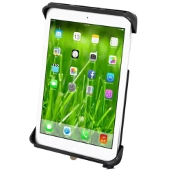Tab-Lock (abschließbar) Universal Halteschale für bis zu 10 Zoll Tablets - AMPS-Aufnahme, Schrauben-Set