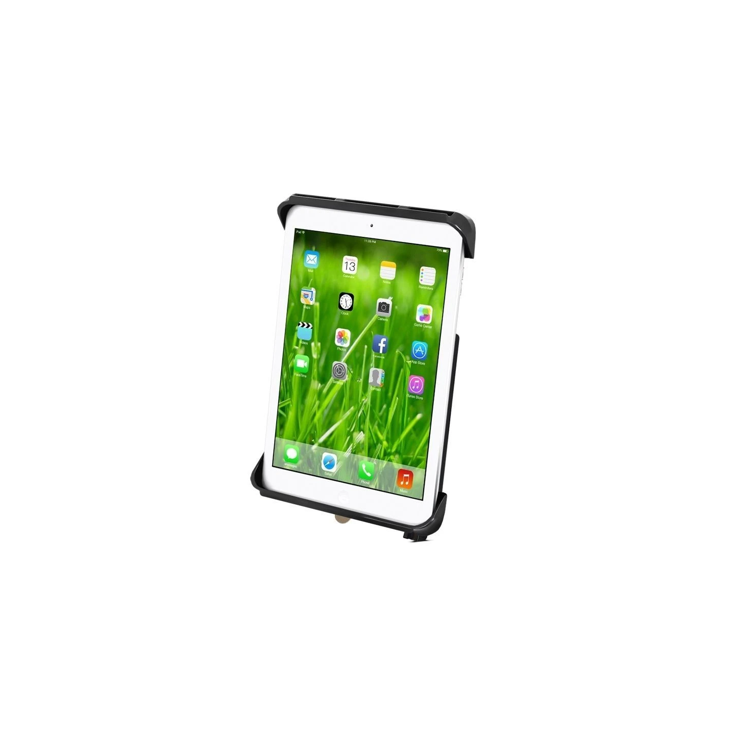 Tab-Lock (abschließbar) Universal Halteschale für bis zu 10 Zoll Tablets - AMPS-Aufnahme, Schrauben-Set