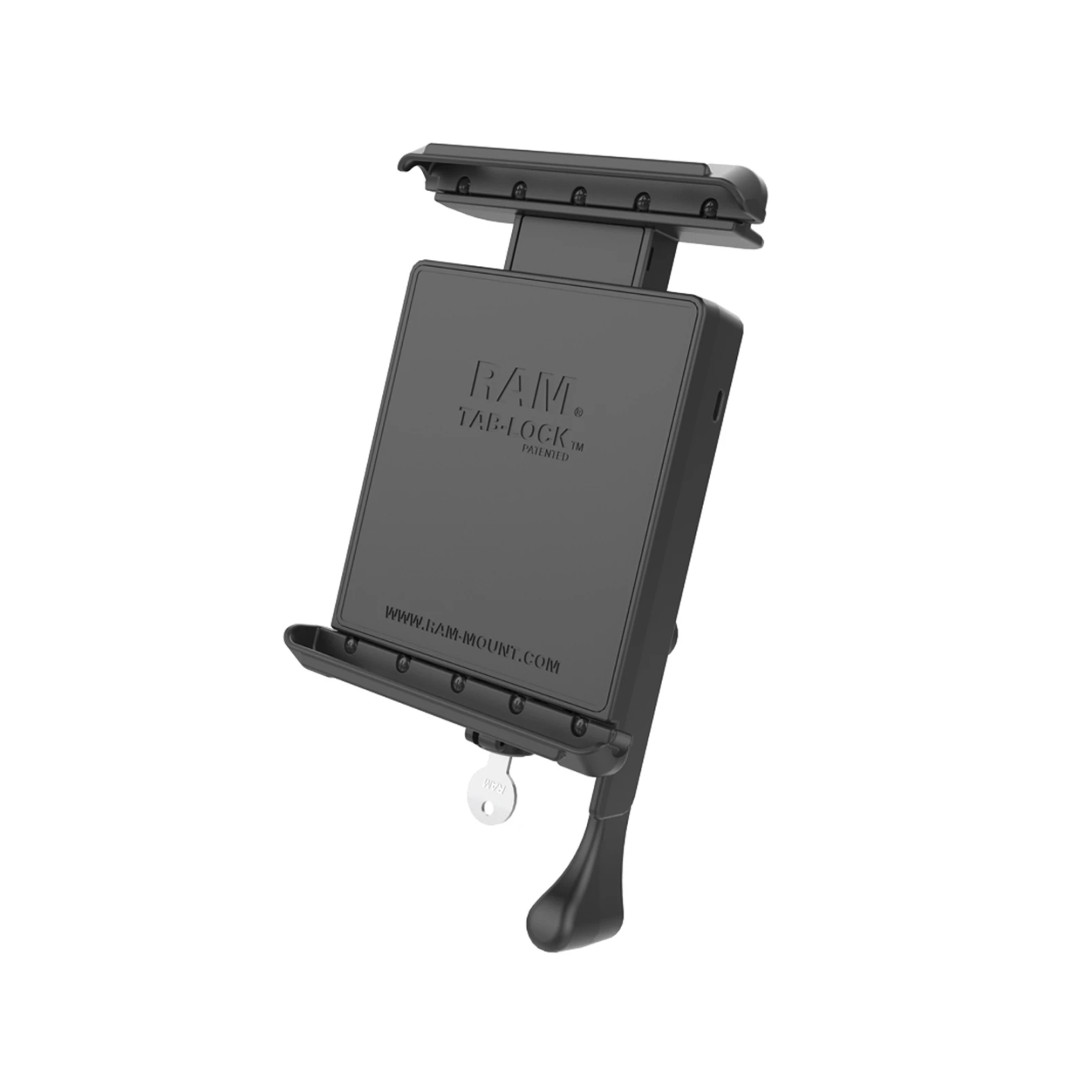 Tab-Lock (abschließbar) Universal Halteschale für bis zu 8 Zoll Tablets - AMPS-Aufnahme, Schrauben-Set