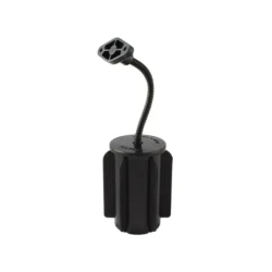 RAM-A-CAN II Verbundstoff-Halterung für Fahrzeug-Getränkehalter - Basis mit Gummilippen, flexibler Arm (ca. 150 mm)
