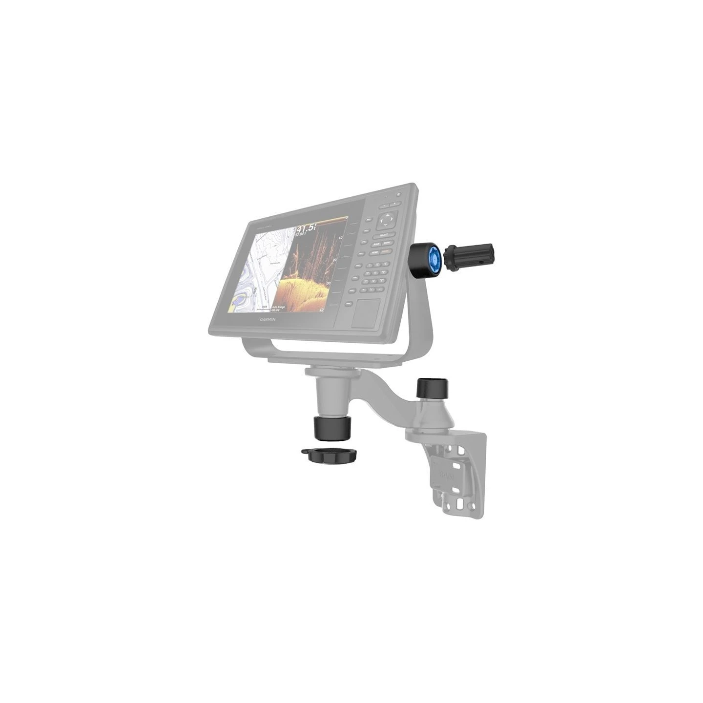 Pin-Lock Set Schwenkarm u. Gimbal Haltebügel - inkl. Adapter zum Öffnen/Schließen