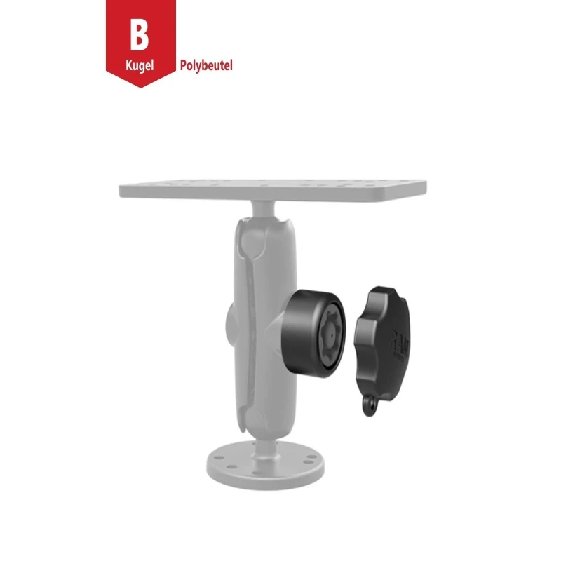 Pin-Lock Sicherung (sortiert) für  Verbindungsarme - 1/4"-20 Innengewinde, Pin-Lock Adapter zum Öffnen/Schließen
