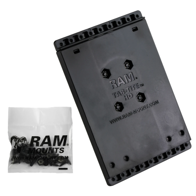Tab-Tite Basis (ohne Endkappen) inkl. runder Basisplatte -  (1,5 Zoll), AMPS-Aufnahme, Schrauben-Set