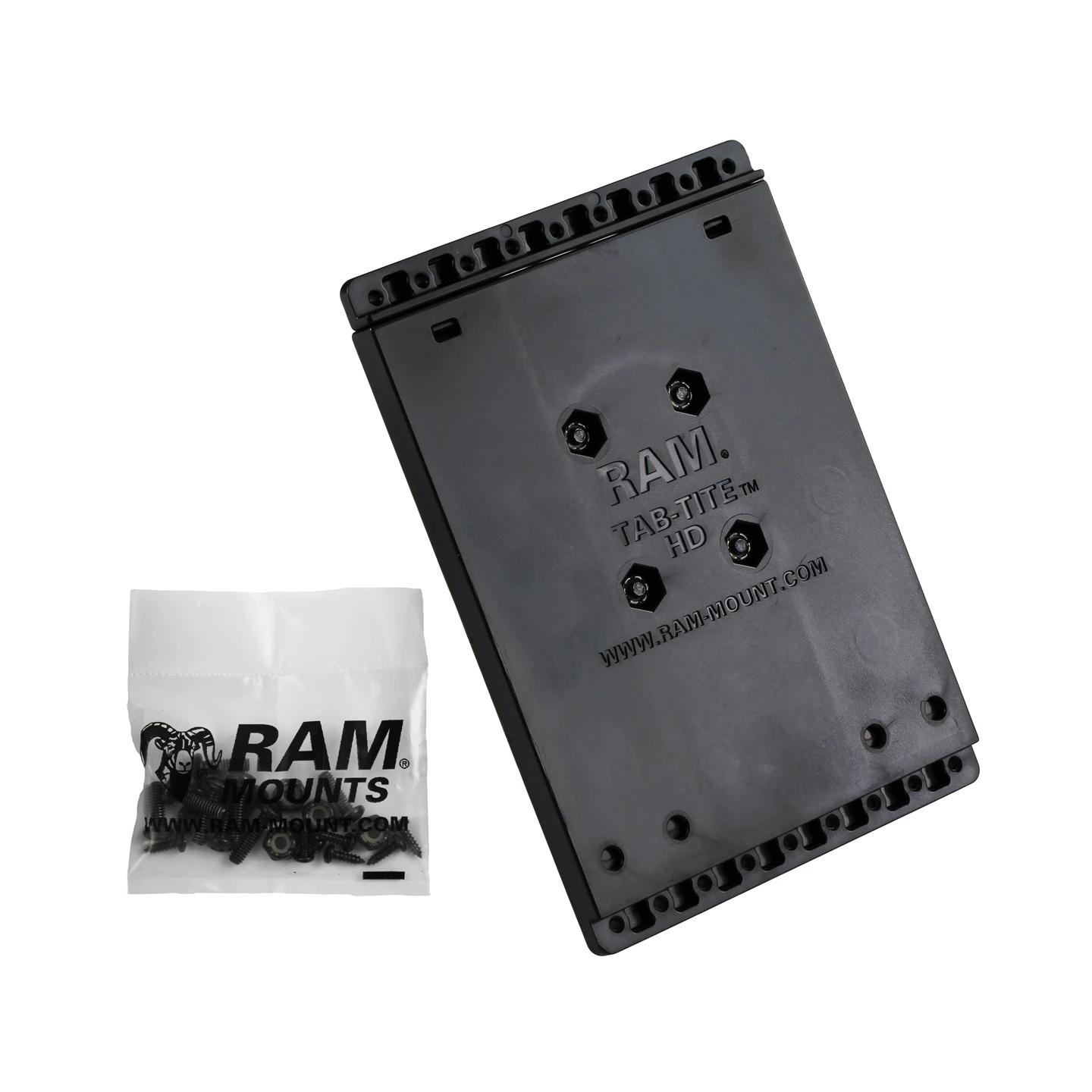Tab-Tite Basis (ohne Endkappen) inkl. runder Basisplatte -  (1,5 Zoll), AMPS-Aufnahme, Schrauben-Set