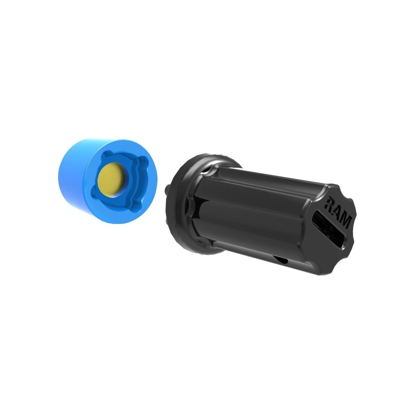 Pin-Lock Inlet für D-/E-Kugel Verbindungsarme - 5/16"-18 Innengewinde, Pin-Lock Adapter zum Öffnen/Schließen