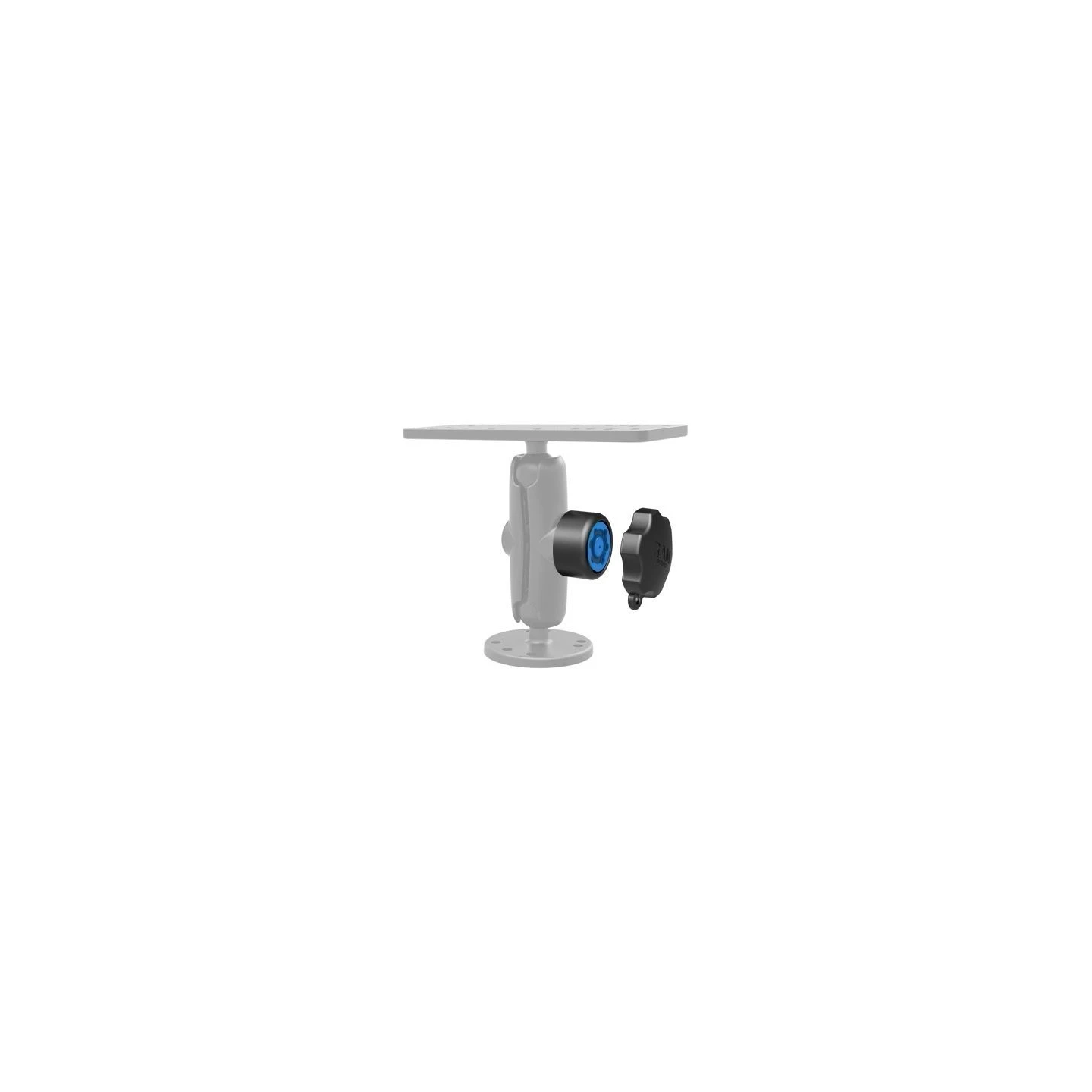 Pin-Lock Sicherung und Adapter (6-Pin) - für  Verbindungsarme, 1/4"-20 Innengewinde