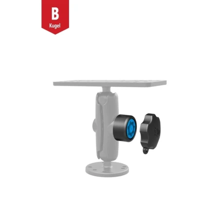 Pin-Lock Sicherung und Adapter (7-Pin) - für  Verbindungsarme, 1/4"-20 Innengewinde