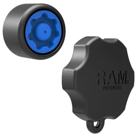 Pin-Lock Sicherung und Adapter (7-Pin) - für  Verbindungsarme, 1/4"-20 Innengewinde