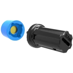 Pin-Lock Inlet und Adapter (4-Pin) - für D-/E-Kugel Verbindungsarme, 5/16"-18 Innengewinde