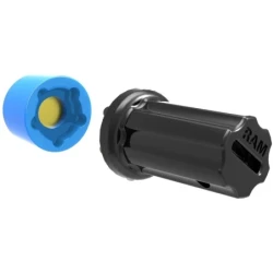 Pin-Lock Inlet und Adapter (5-Pin) - für D-/E-Kugel Verbindungsarme, 5/16"-18 Innengewinde