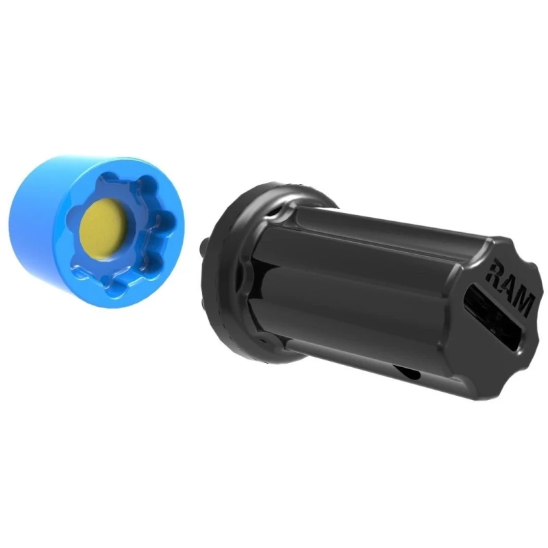 Pin-Lock Inlet und Adapter (7-Pin) - für D-/E-Kugel Verbindungsarme, 5/16"-18 Innengewinde