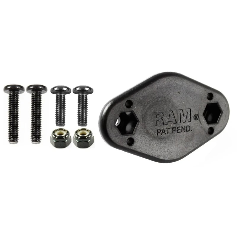 EZY-Mount Quick Release Adapter (männlich) - Diamond (Trapez), Verbundstoff, Schrauben-Set