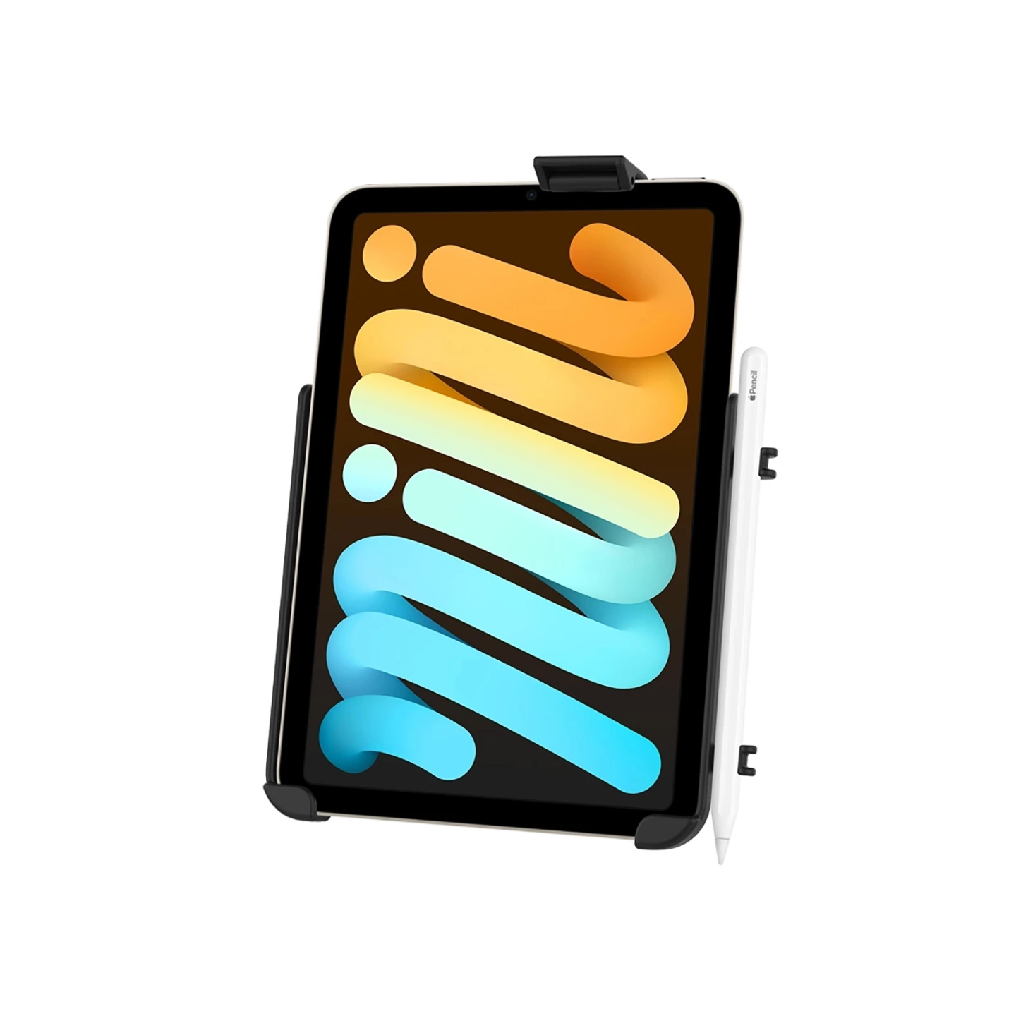 EZ-Roll'r Form-Fit cradle for Apple iPad Mini 6 & Mini (A17 Pro) - Without protective case