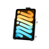 EZ-Roll'r Form-Fit cradle for Apple iPad Mini 6 & Mini (A17 Pro) - Without protective case