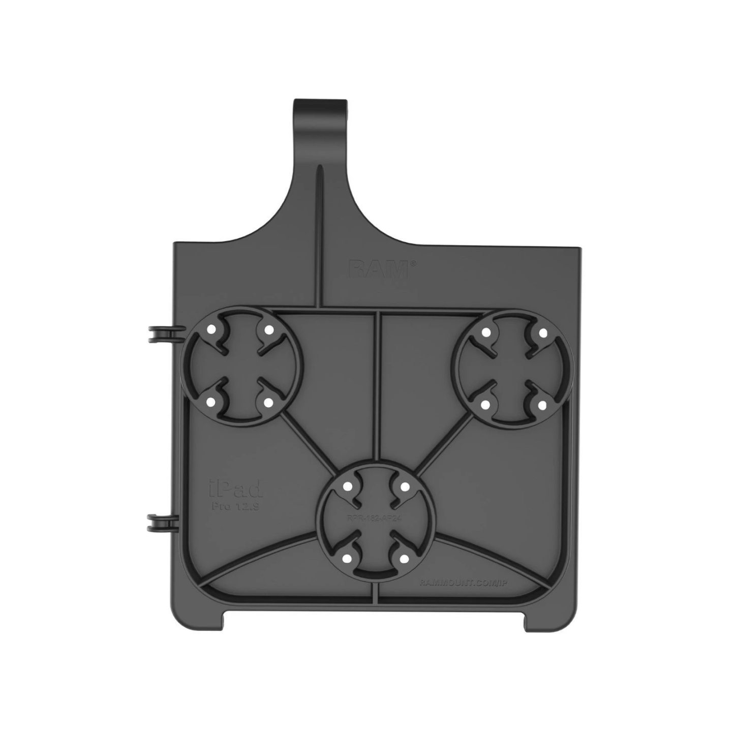 EZ-Roll'r Form-Fit cradle for Apple iPad Pro 12.9" (3rd & 4th Gen.) - Without protective case
