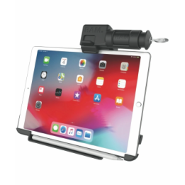 EZ-Roll'r Form-Fit cradle (key lock) for Apple iPad Pro 11" (1-4 Gen.), Air 4 & 5 - Without protective case