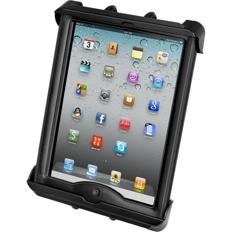 AM Mounts Tab-Lock (abschließbar) Universal Halteschale für Tablets bis zu 11 Zoll - AMPS-Aufnahme, Schrauben-Set