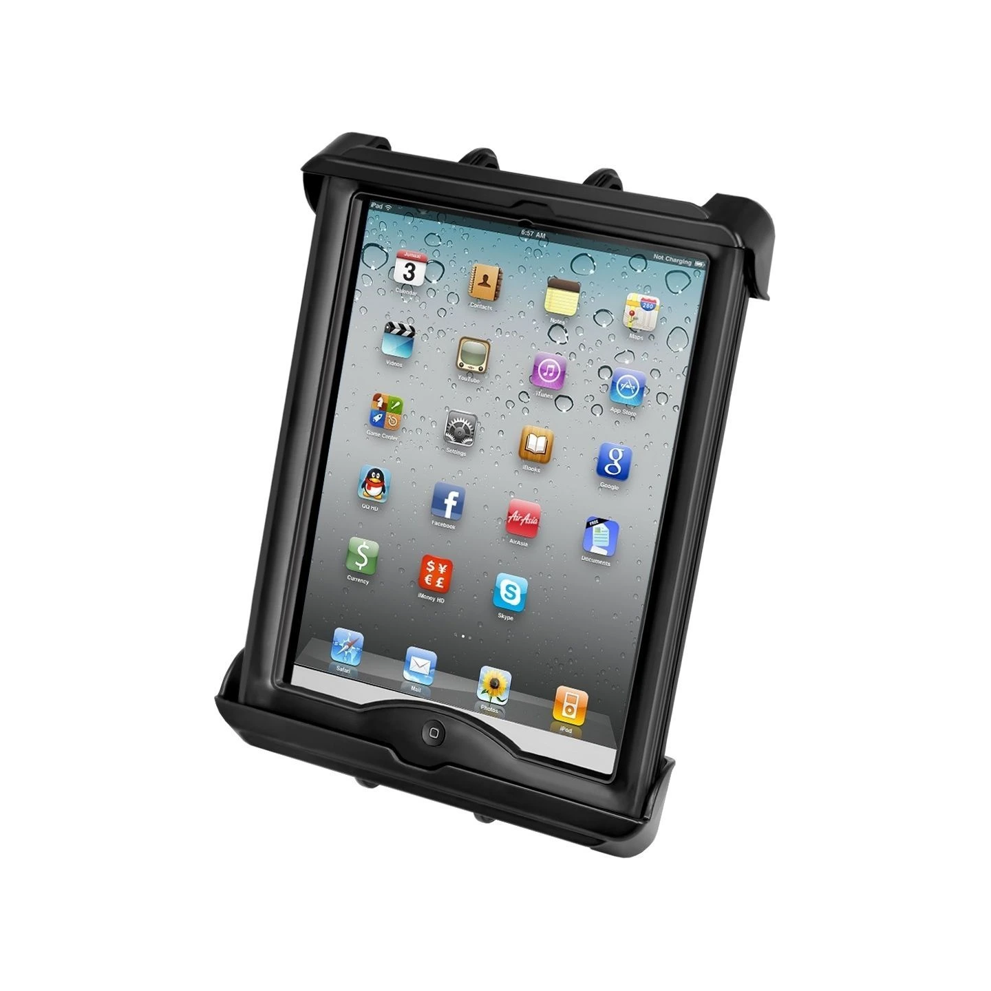 AM Mounts Tab-Lock (lockable) Universal cradle for tablets up to 11 inches - AMPS mount, screw set