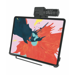 EZ-Roll'r Form-Fit cradle (combination lock) for Apple iPad Pro 12.9" (3rd - 6th gen.) - Without protective case