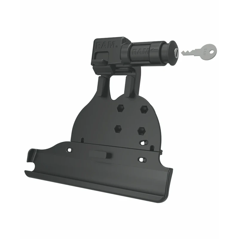 EZ-Roll'r Form-Fit Halteschale (Schlüsselverriegelung) für Apple iPad (5. & 6. Gen.), Air 1-2, Pro 9.7 - Ohne Schutzhülle