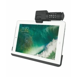 EZ-Roll'r Form-Fit Halteschale (Zahlenschloss) für Apple iPad (5. & 6. Gen.), Air 1-2, Pro 9.7 - Ohne Schutzhülle
