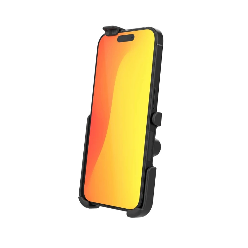 EZ-Roll'r Form-Fit Halteschale für Apple iPhone 15 Pro - Ohne Schutzhülle