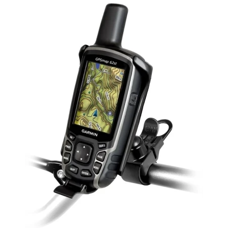EZ-Strap Lenkerhalterung für Garmin GPSMAP 62er/64er Serie - Verbundstoff, Gummiband, kurzer Arm