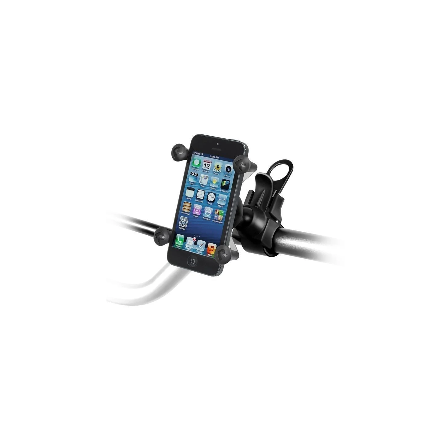 EZ-Strap handlebar mount with X-Grip clamp for smartphones up to 82.6 mm wide - direct connection