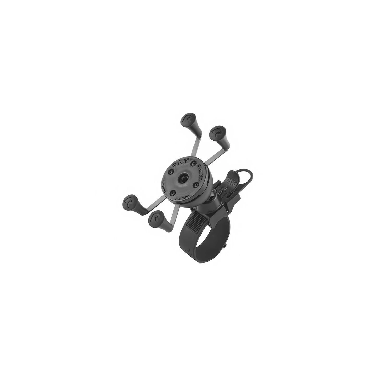 EZ-Strap handlebar mount with X-Grip clamp for smartphones up to 82.6 mm wide - direct connection