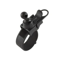 EZ-Strap Lenkerbefestigung mit Garmin-Anbindung - Verbundstoff-Gehäuse, Gummiband, kurzer Arm