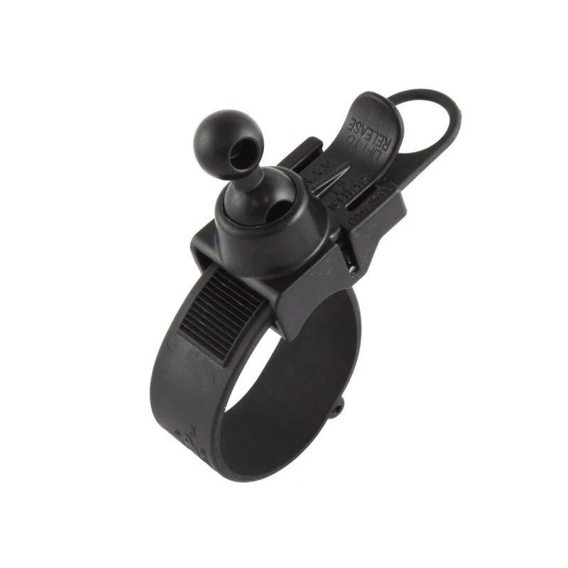 EZ-Strap Lenkerbefestigung mit Garmin-Anbindung - Verbundstoff-Gehäuse, Gummiband, kurzer Arm