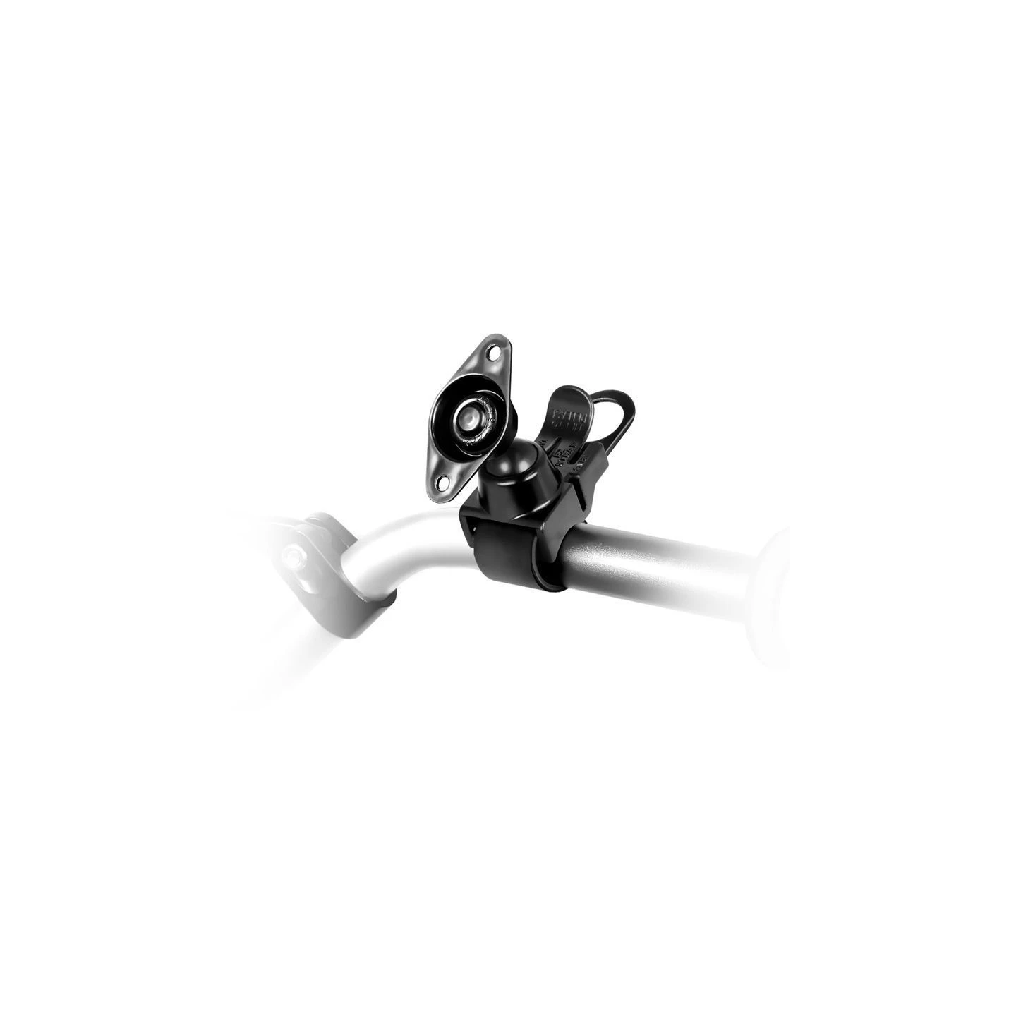 EZ-Strap handlebar mount for Garmin eTrex 10/20/30 - composite material, rubber band, short arm