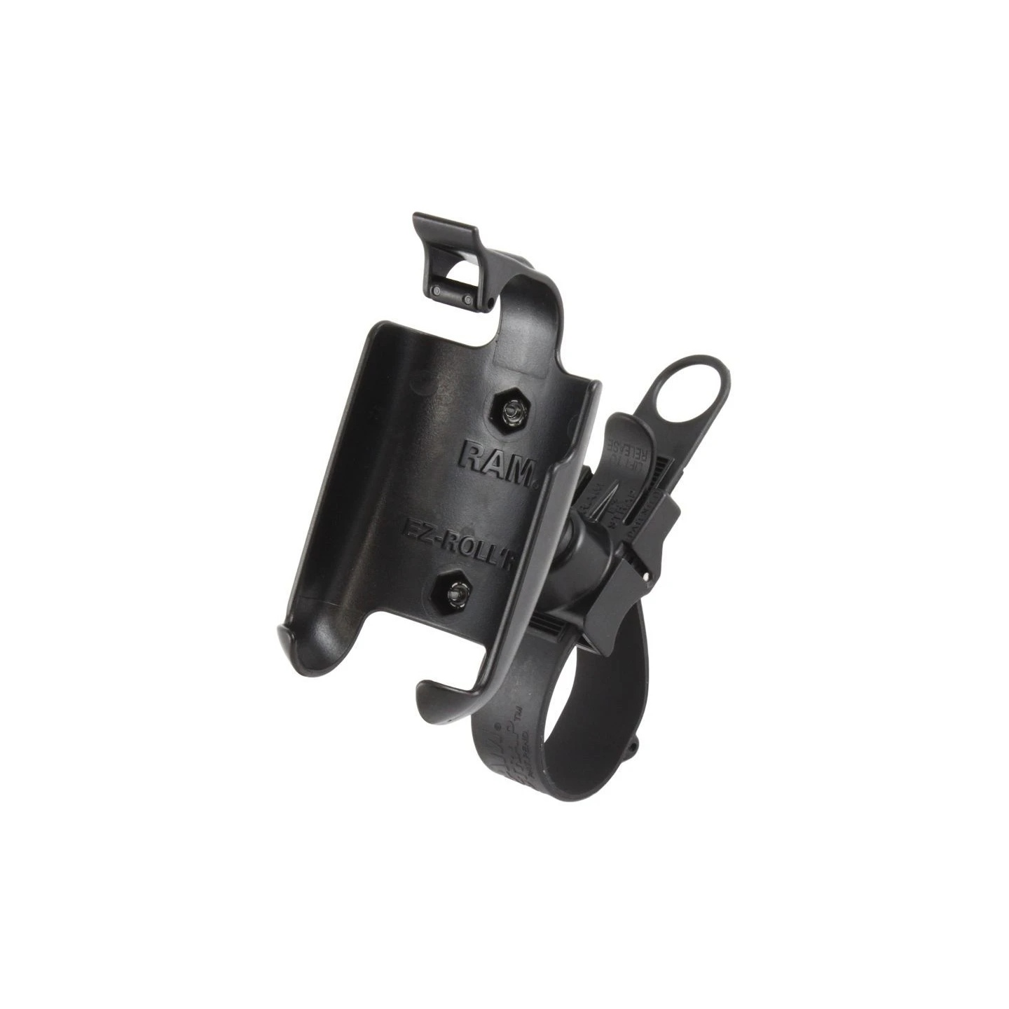 EZ-Strap handlebar mount for Garmin Oregon series - composite, rubber strap, short arm