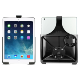 EZ-Roll'r Form-Fit cradle for Apple iPad (5th & 6th gen.), Air 1-2, Pro 9.7 - Without protective case - Incl. round base ball