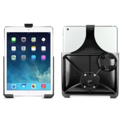 EZ-Roll'r Form-Fit Halteschale für Apple iPad (5. & 6. Gen.), Air 1-2, Pro 9.7 - Ohne Schutzhülle - Inkl. runder Basiskugel