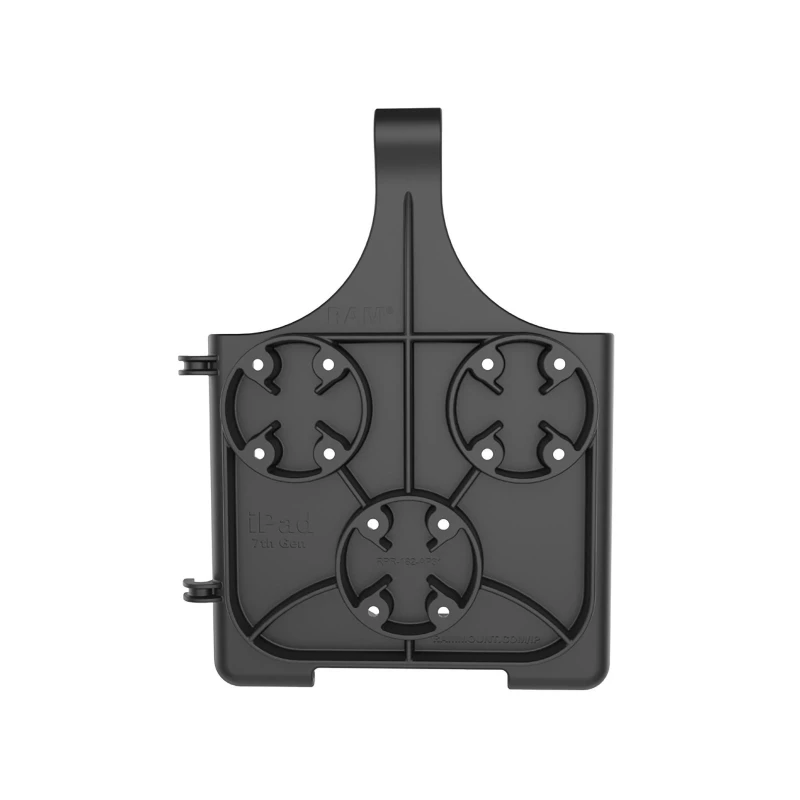 EZ-Roll'r Form-Fit Halteschale für Apple iPad (7., 8. & 9. Gen.) - Ohne Schutzhülle