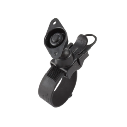 EZ-Strap handlebar mount - composite housing, rubber strap, short arm, Diamond connection (harness)