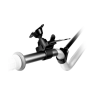 EZ-Strap handlebar mount - composite housing, rubber strap, short arm, Diamond connection (harness)