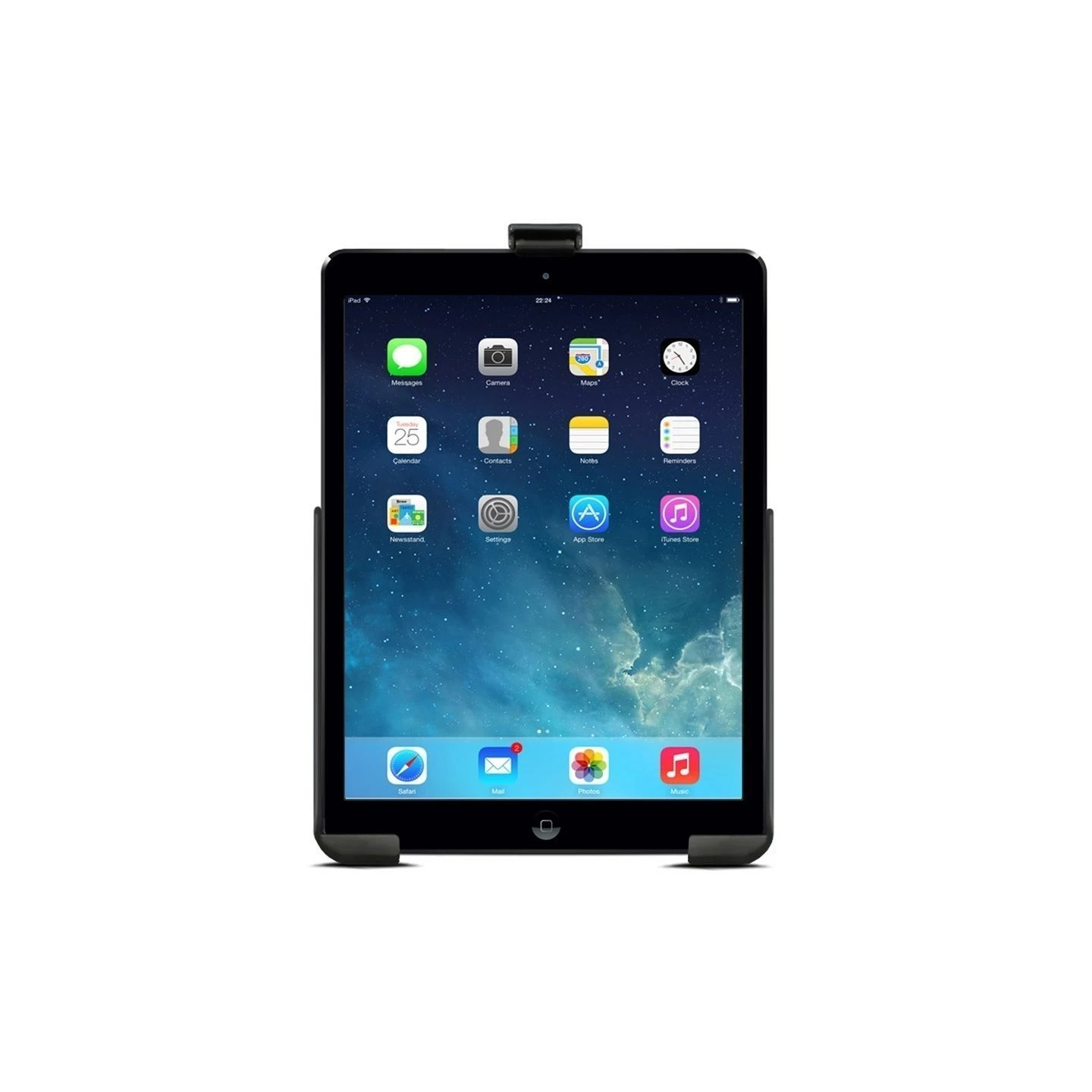 EZ-Roll'r Form-Fit cradle for Apple iPad 2, 3 & 4 - Without protective case