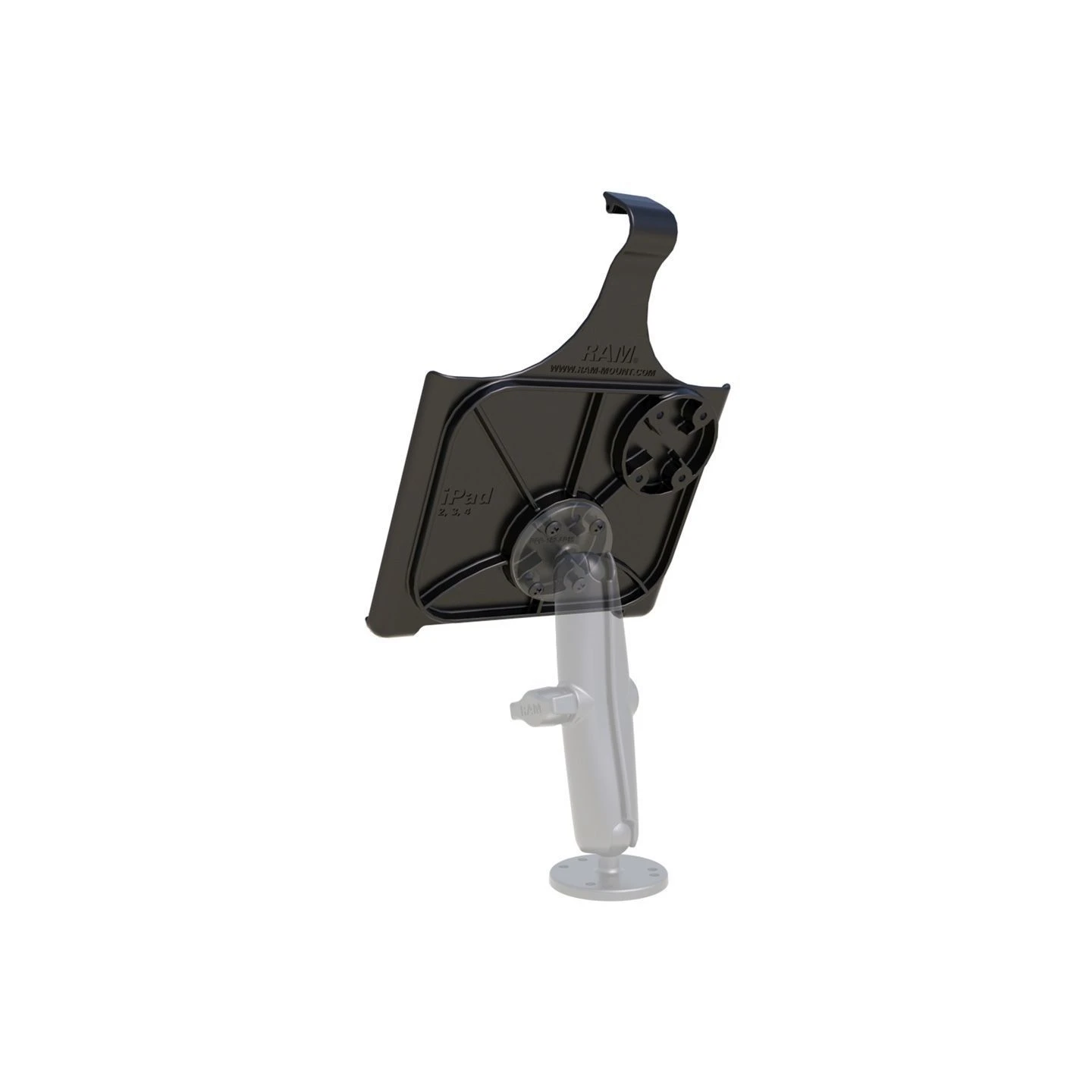 EZ-Roll'r Form-Fit cradle for Apple iPad 2, 3 & 4 - Without protective case