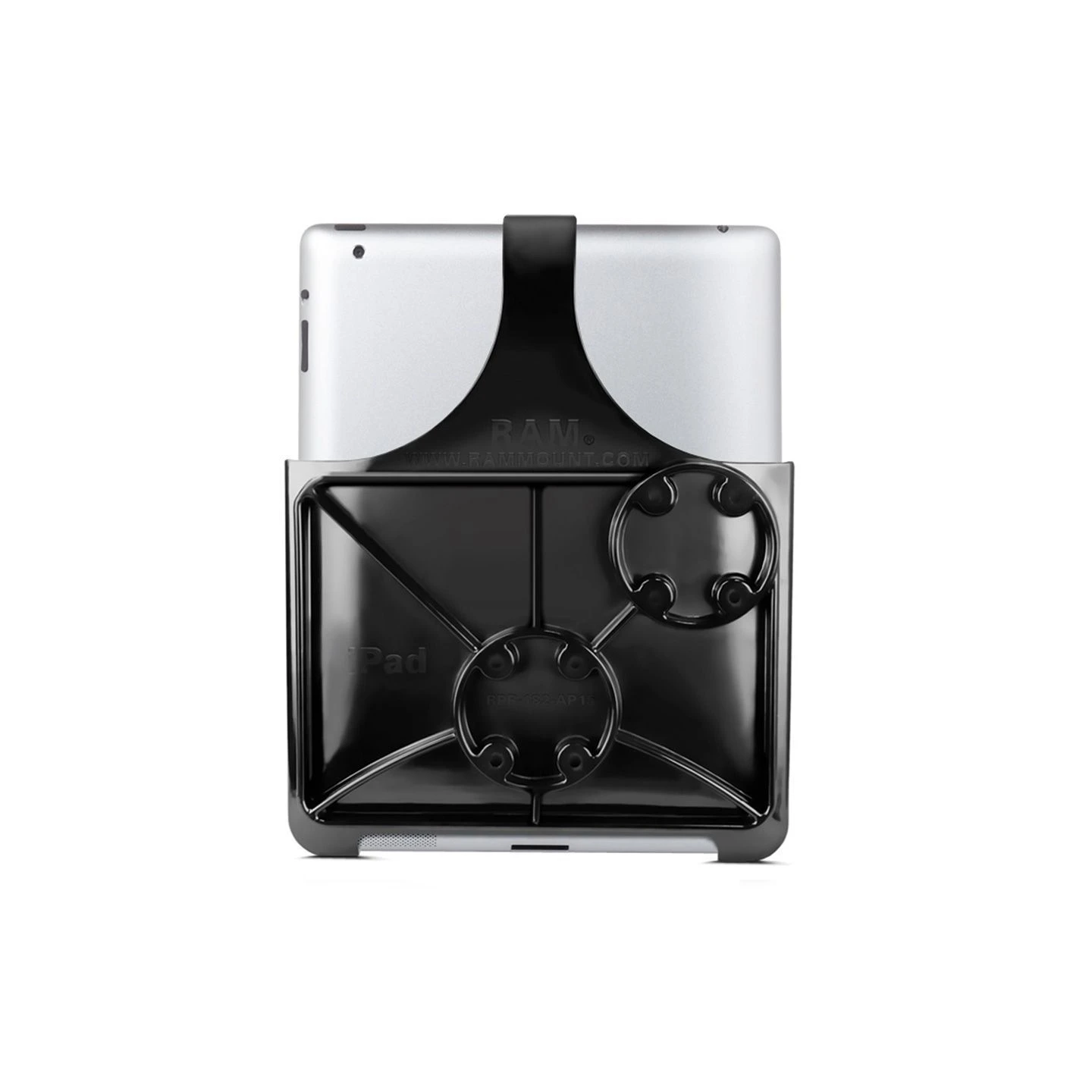 EZ-Roll'r Form-Fit cradle for Apple iPad 2, 3 & 4 - Without protective case
